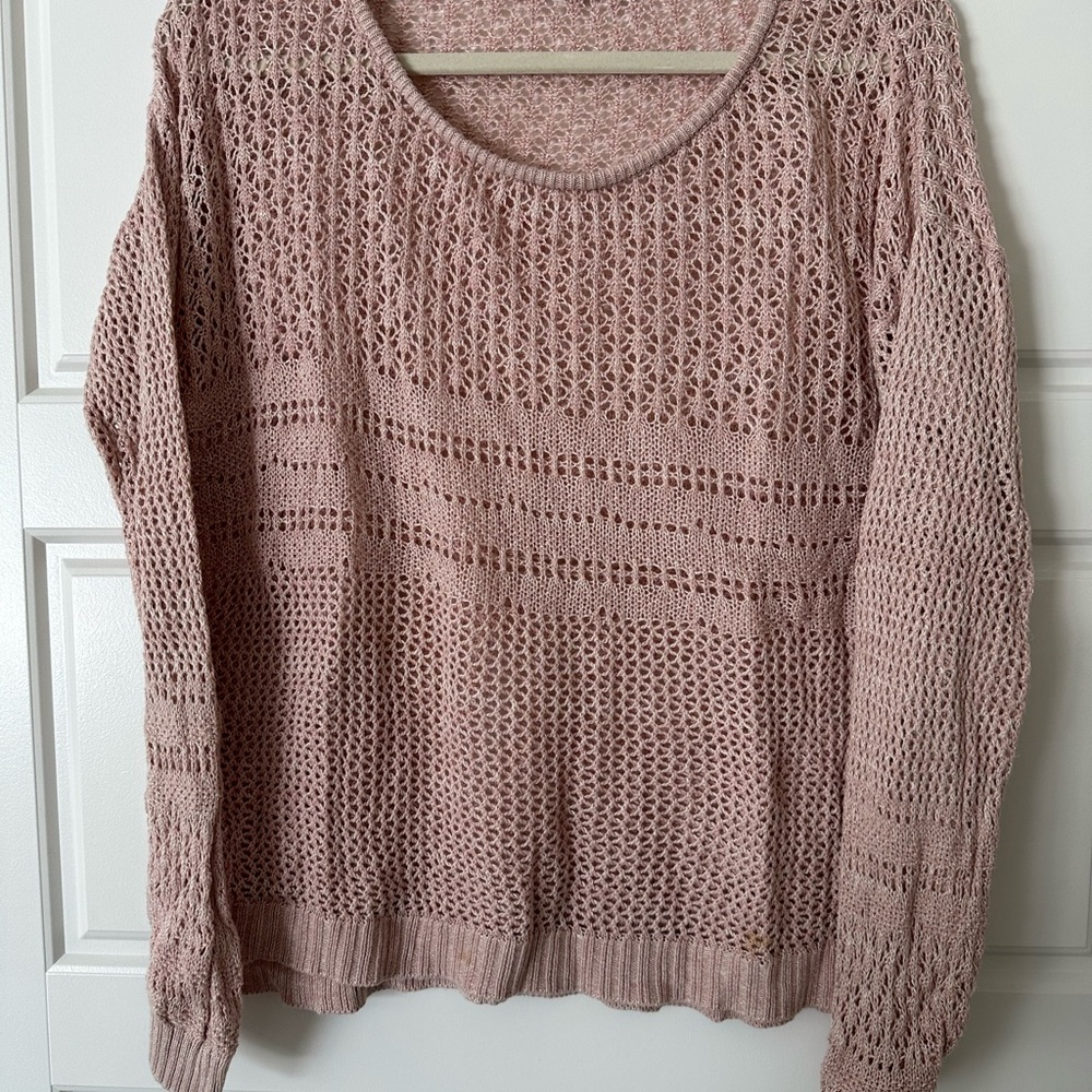 Women's Pink Knit Sweater
